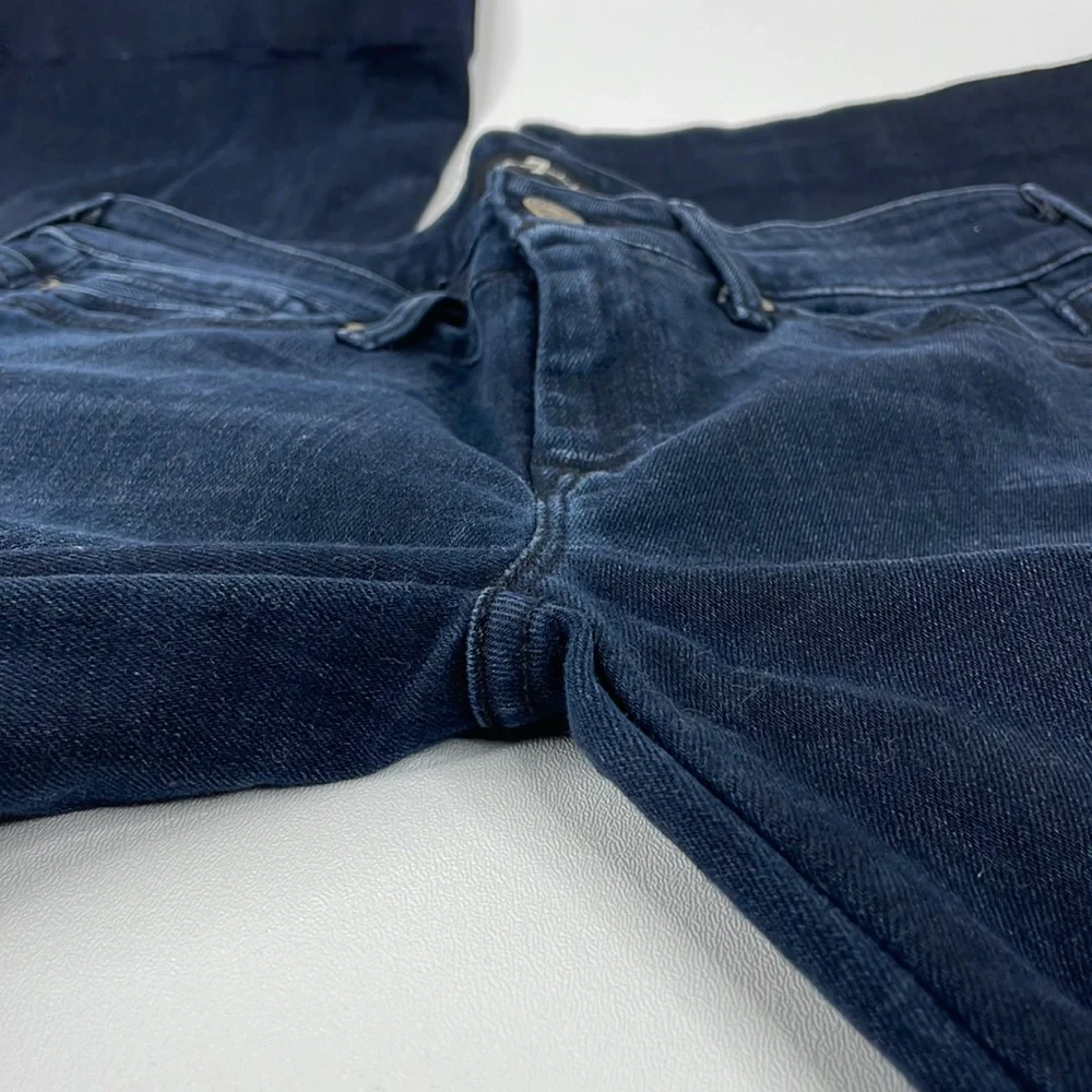 7 For All Mankind Jiselle Slim Flare Jeans Dark wash size 26 - Picture 7 of 14